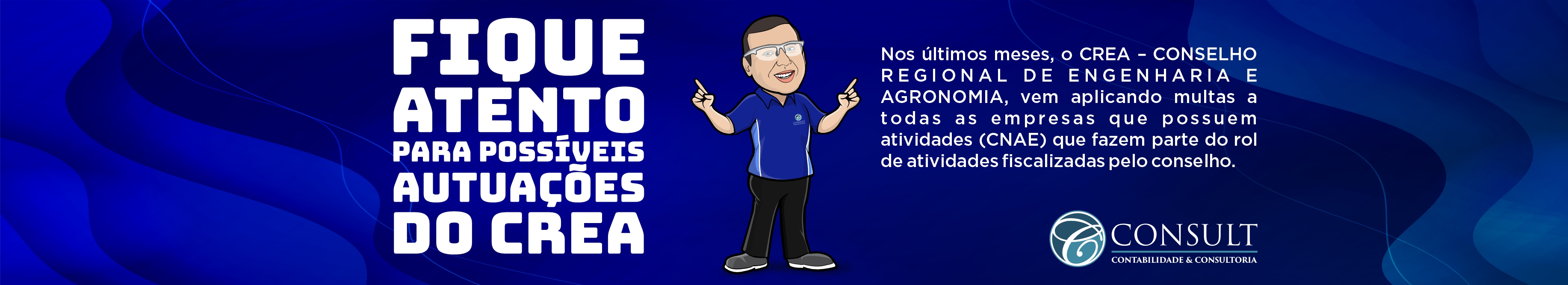 Banner CREASP fiscaliza e autua empresas