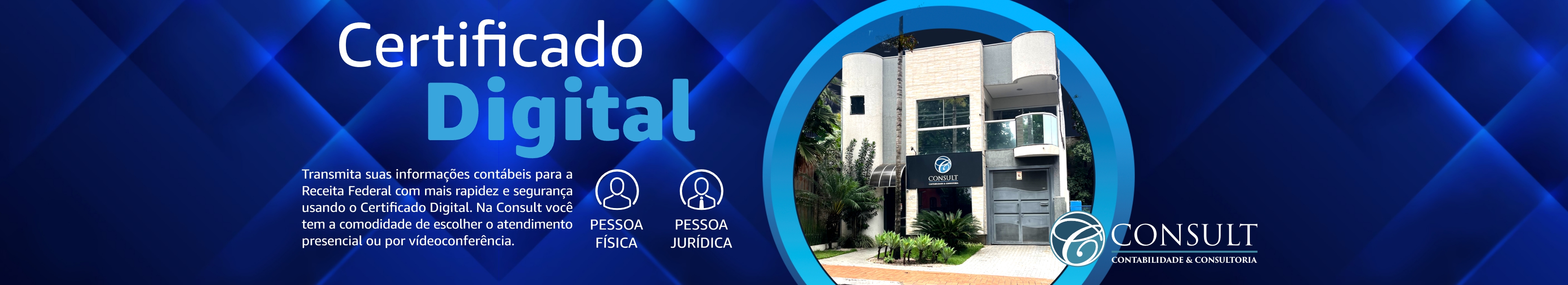 Banner FAÇA SEU CERTIFICADO DIGITAL CONOSCO!